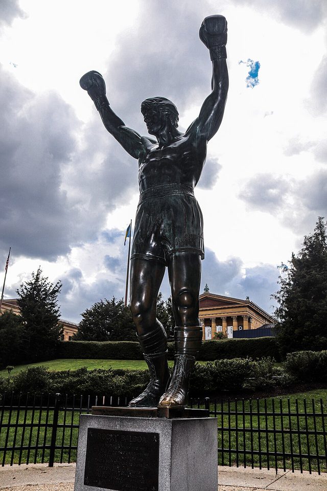 The Rocky Balboa statue in Philadelphia